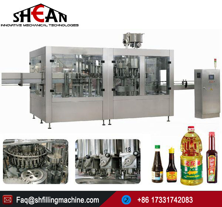 China Automatic Sauce Bottle Filling Machine